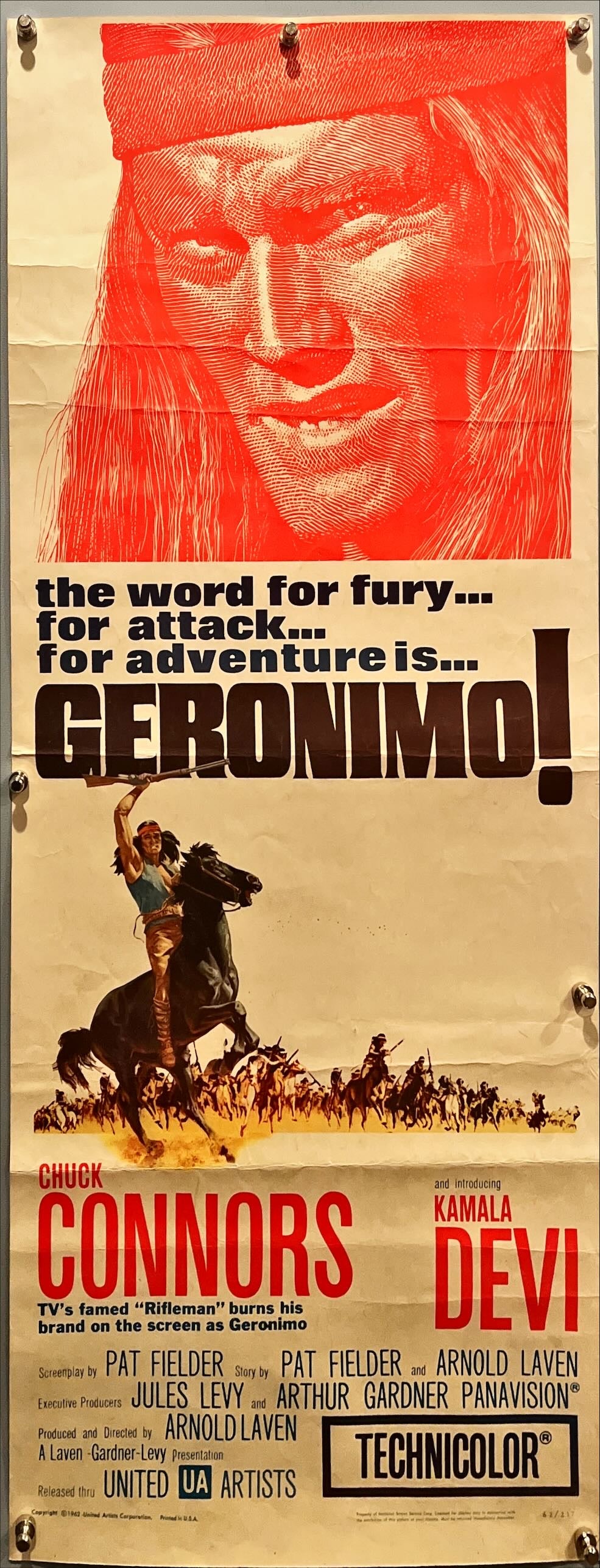 Geronimo , insert '62 most defiant Native American Indian warrior Chuck Connors