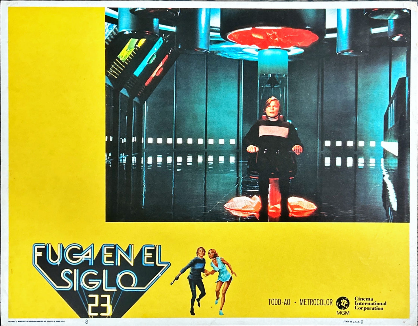 Logan's Run, int'l Spanish language Lobby Card 1976