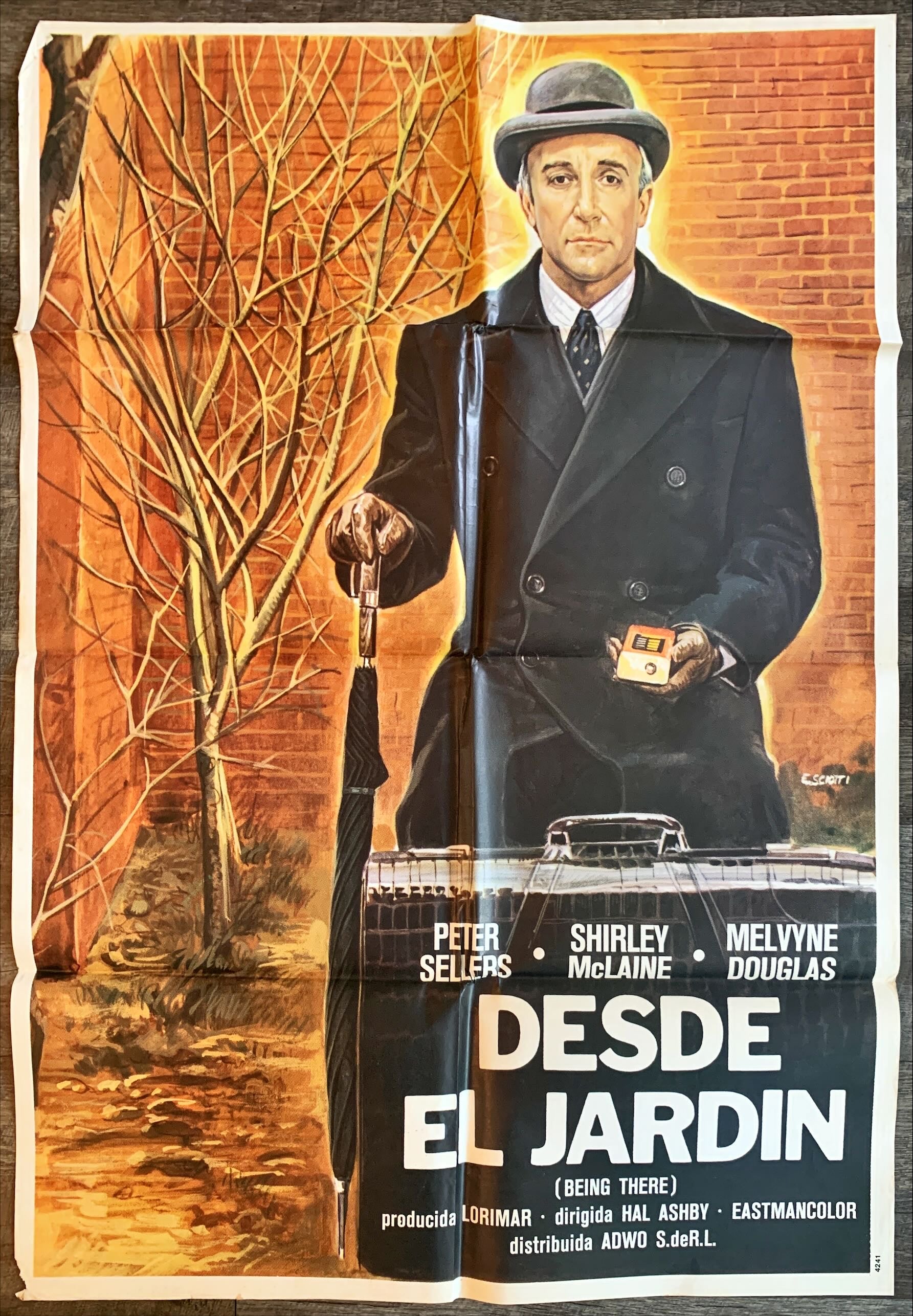 Being there (1979) Original Italian spanish one sheet, Peter Sellers