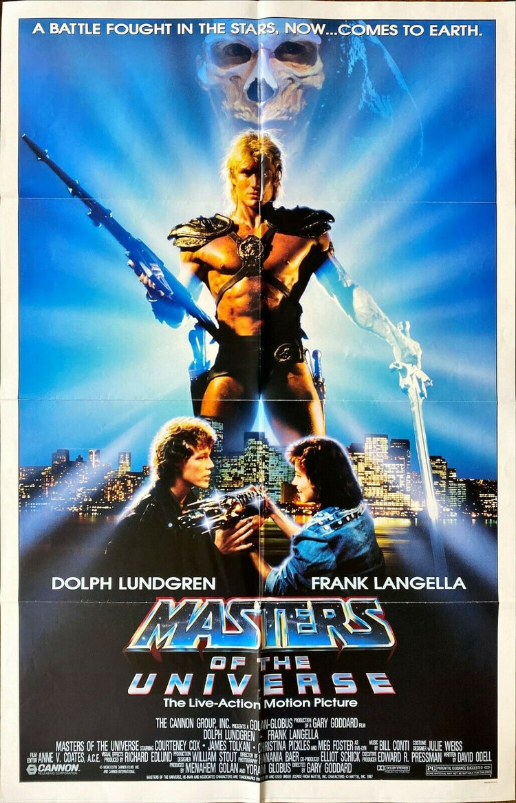 Masters of the Universe (1987) - Original Movie Poster - Dolph Lundgren