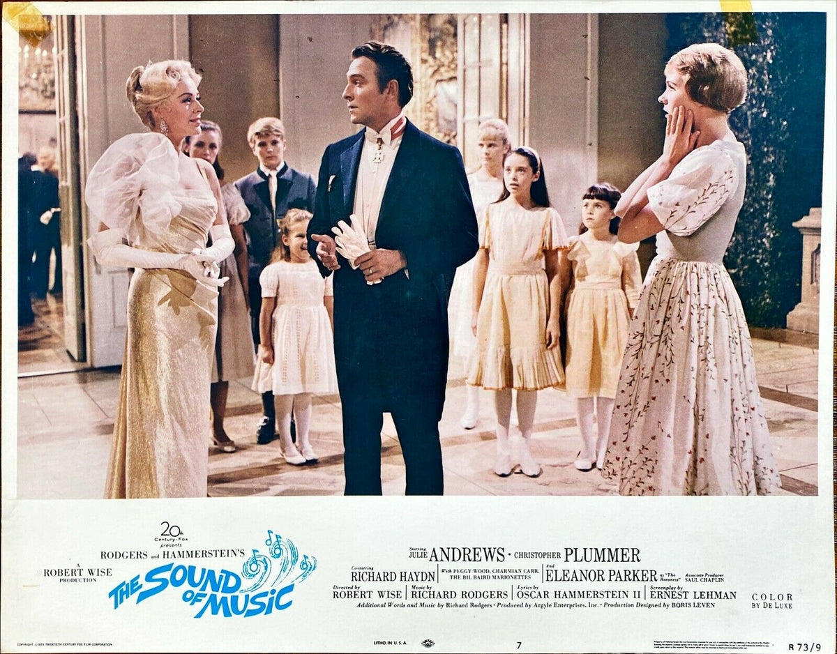 The Sound of Music (1965) Julie Andrews Classic Vintage Lobby Card Set of 3 (VG) - PosterCollectors.xyz