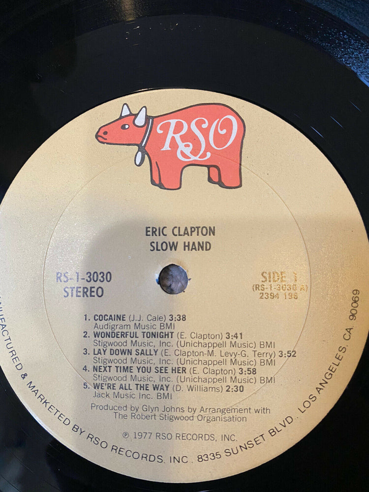 Eric Claptop - Slowhand Viny/LP - RS-1-3030 (1977; E/VG+) - PosterCollectors.xyz