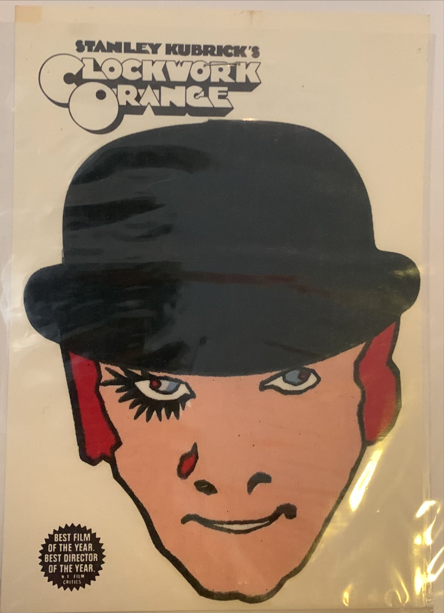 Clockwork Orange (1972) - Unused Iron-on patch