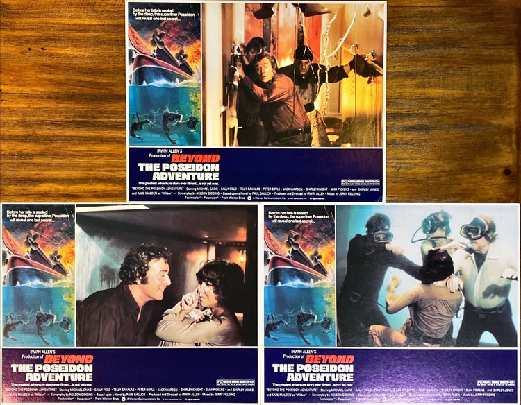 (257) BEYOND THE POSEIDON ADVENTURE Lobby Cards &