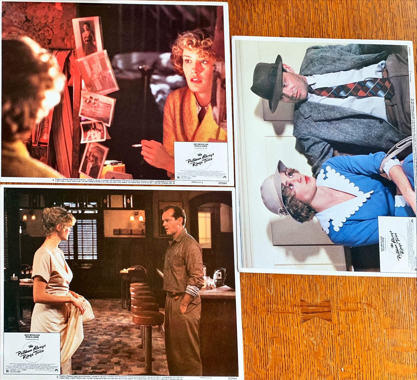 The Postman Always Rings Twice, 3 LCs '81 - Jack Nicholson