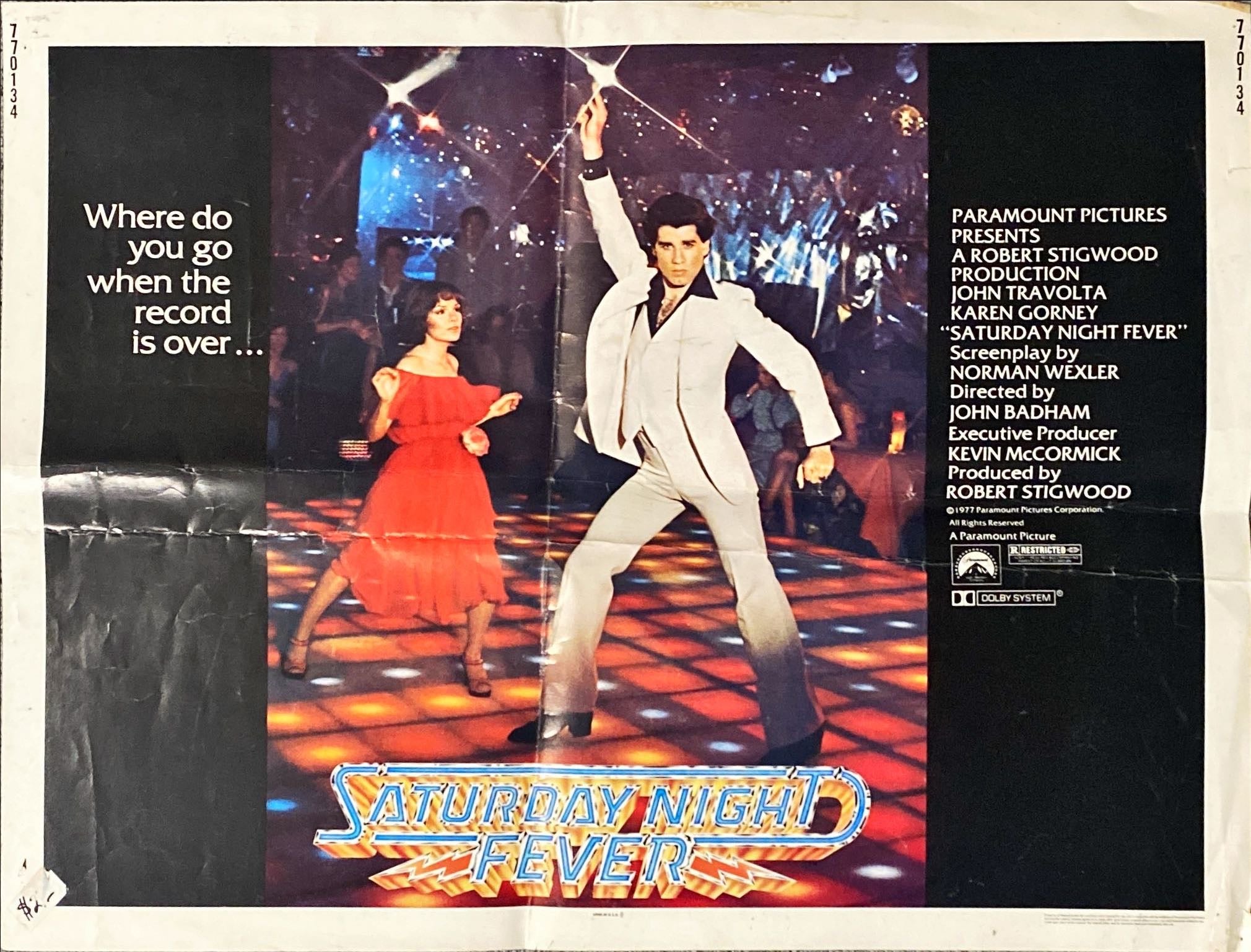 Saturday Night Fever (1977) - Half Sheet