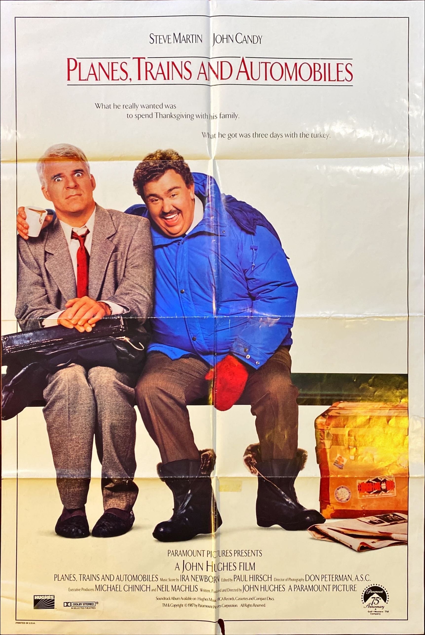 #A-70 PLANES, TRAINS & AUTOMOBILES 1 sheet movie poster 1987 John Hughes - PosterCollectors.xyz