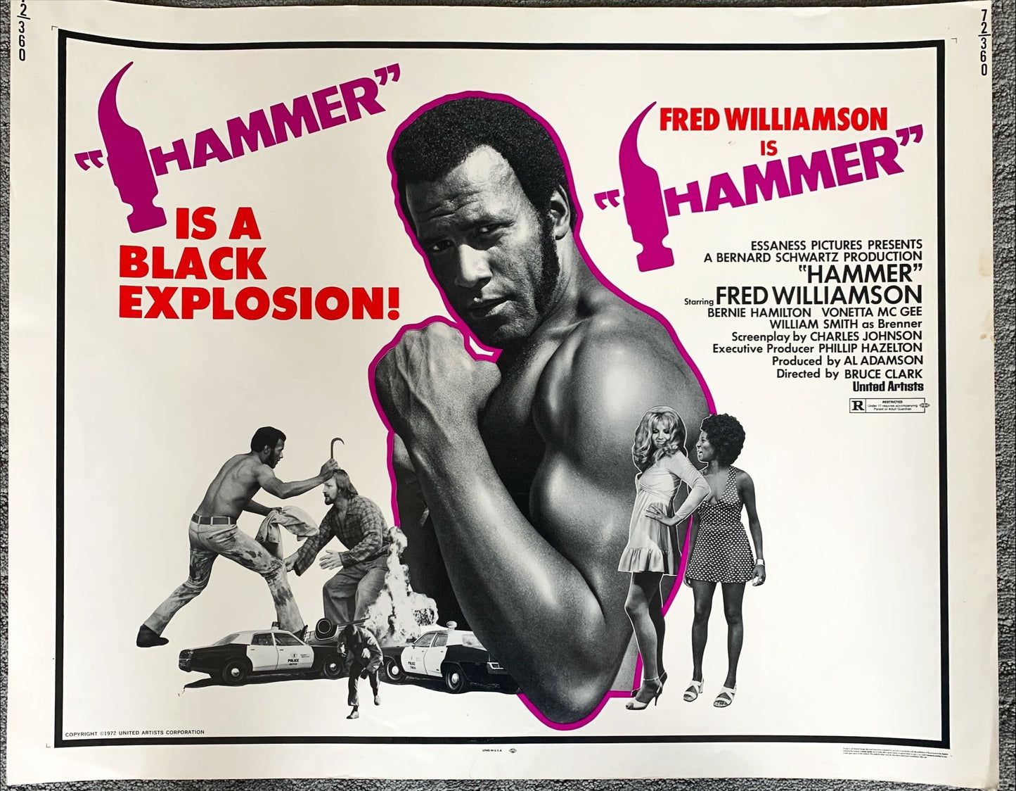 Hammer (1972) - Half Sheet