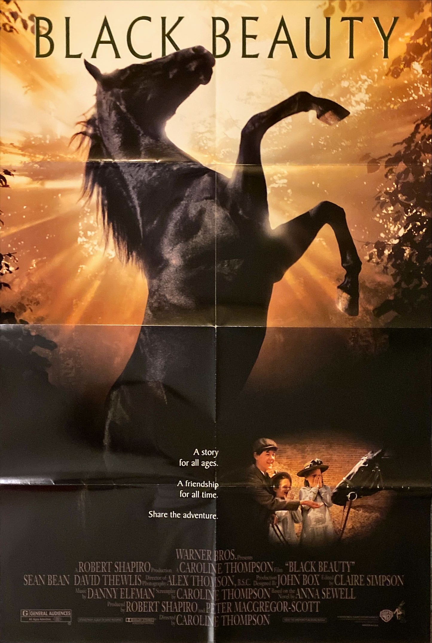 #2240 BLACK BEAUTY 1sh '94 Sean Bean