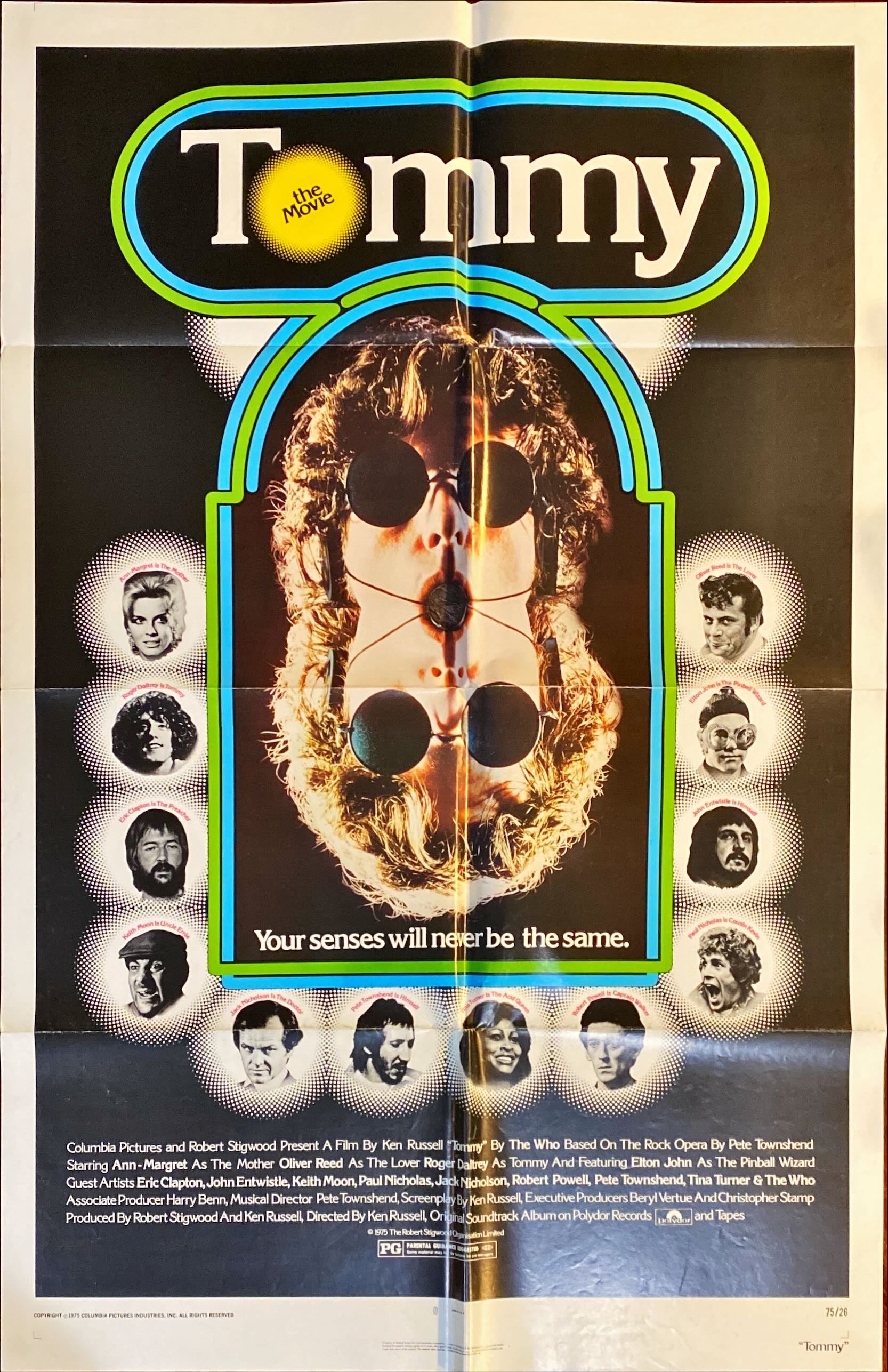Tommy (1975) One Sheet Movie Poster - British Quad