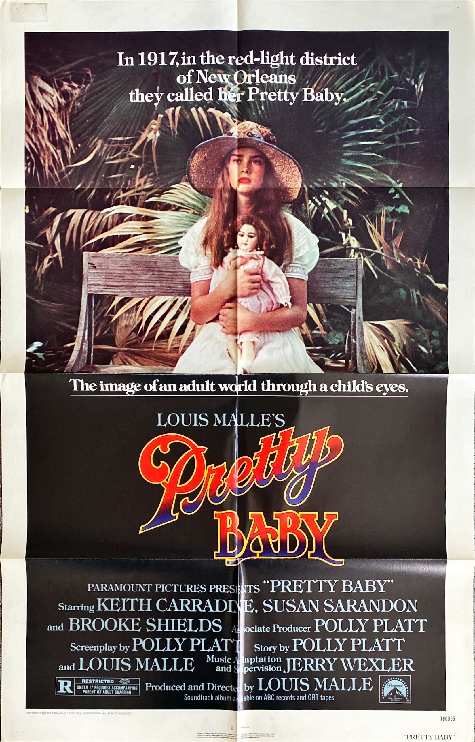 Pretty Baby (1978) One Sheet Movie Poster - Brooke Shields