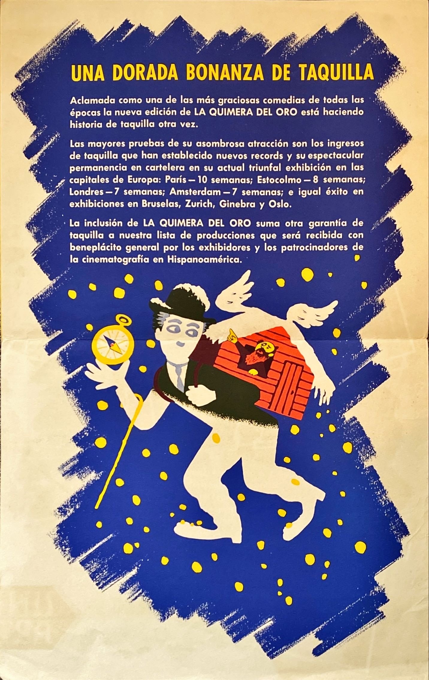 The Gold Rush () Pressbook - R59, SPAN, Chaplin