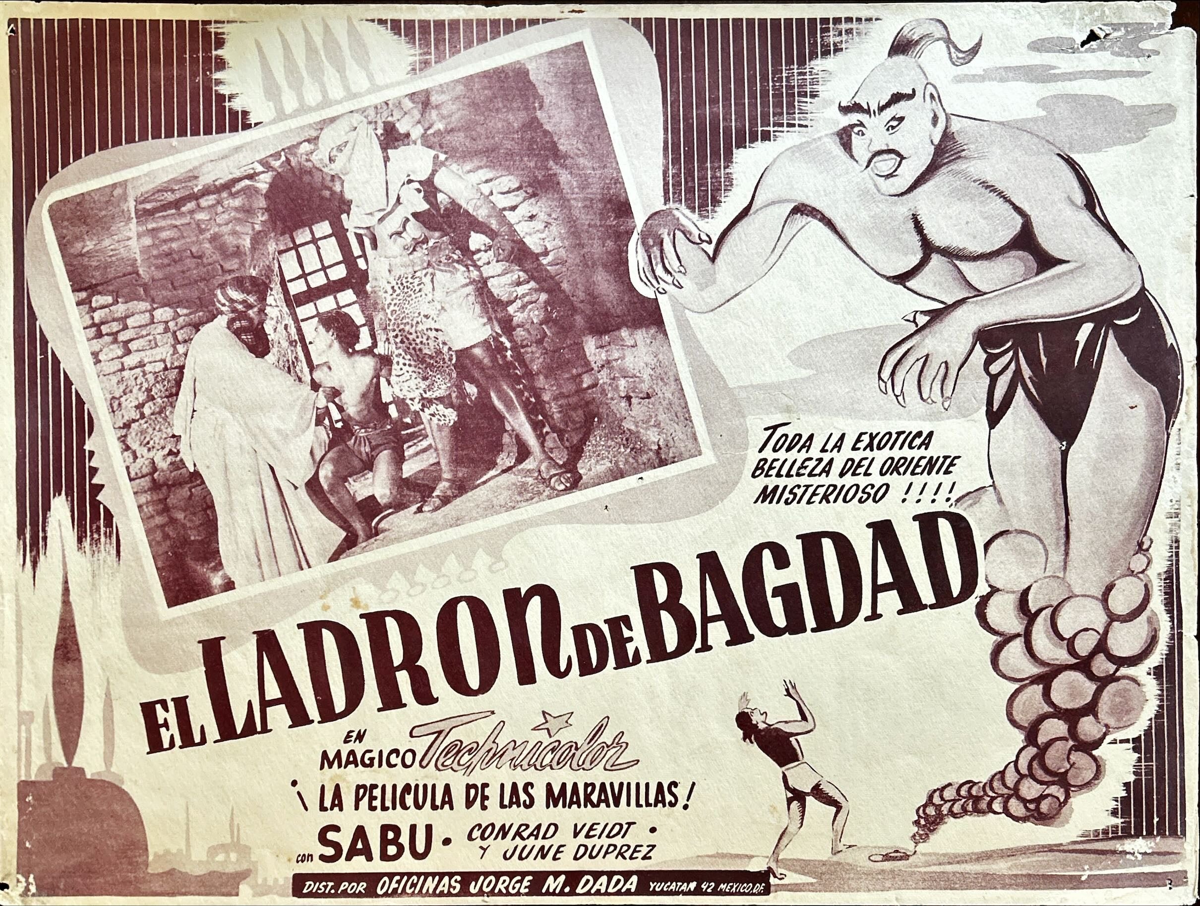 Thief of Baghdad (1940) 2x Lobby Cards - MX