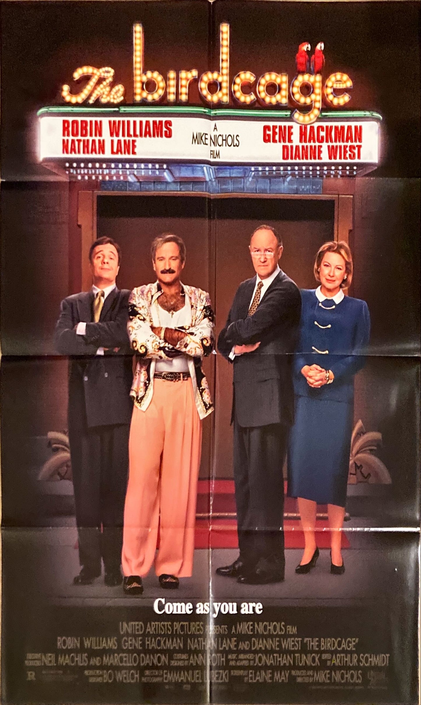 The Birdcage, DS 1sh 1996 Robin Williams & Nathan Lane