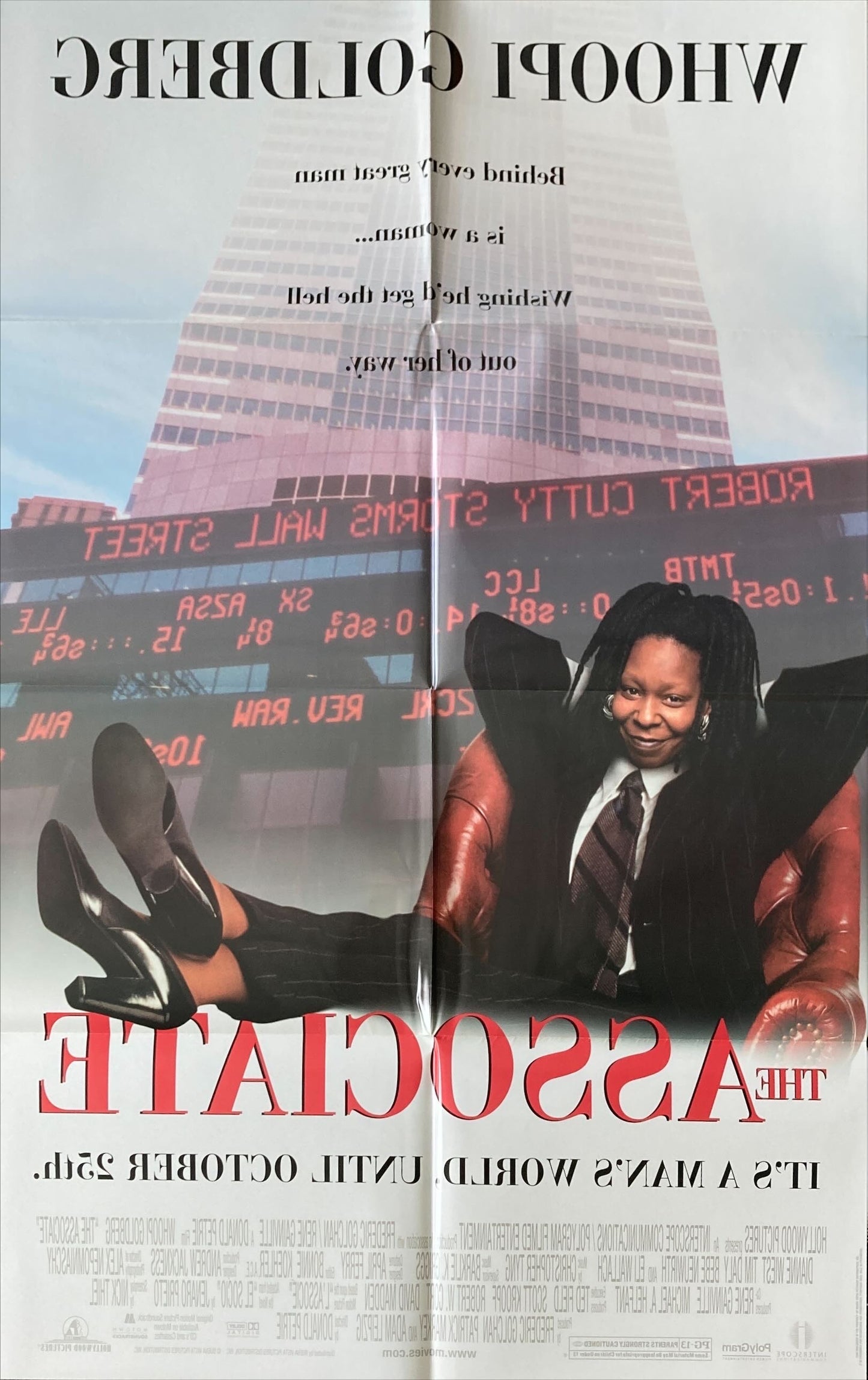 The Associate DS advance one-sheet movie poster '96 Whoopi Goldberg