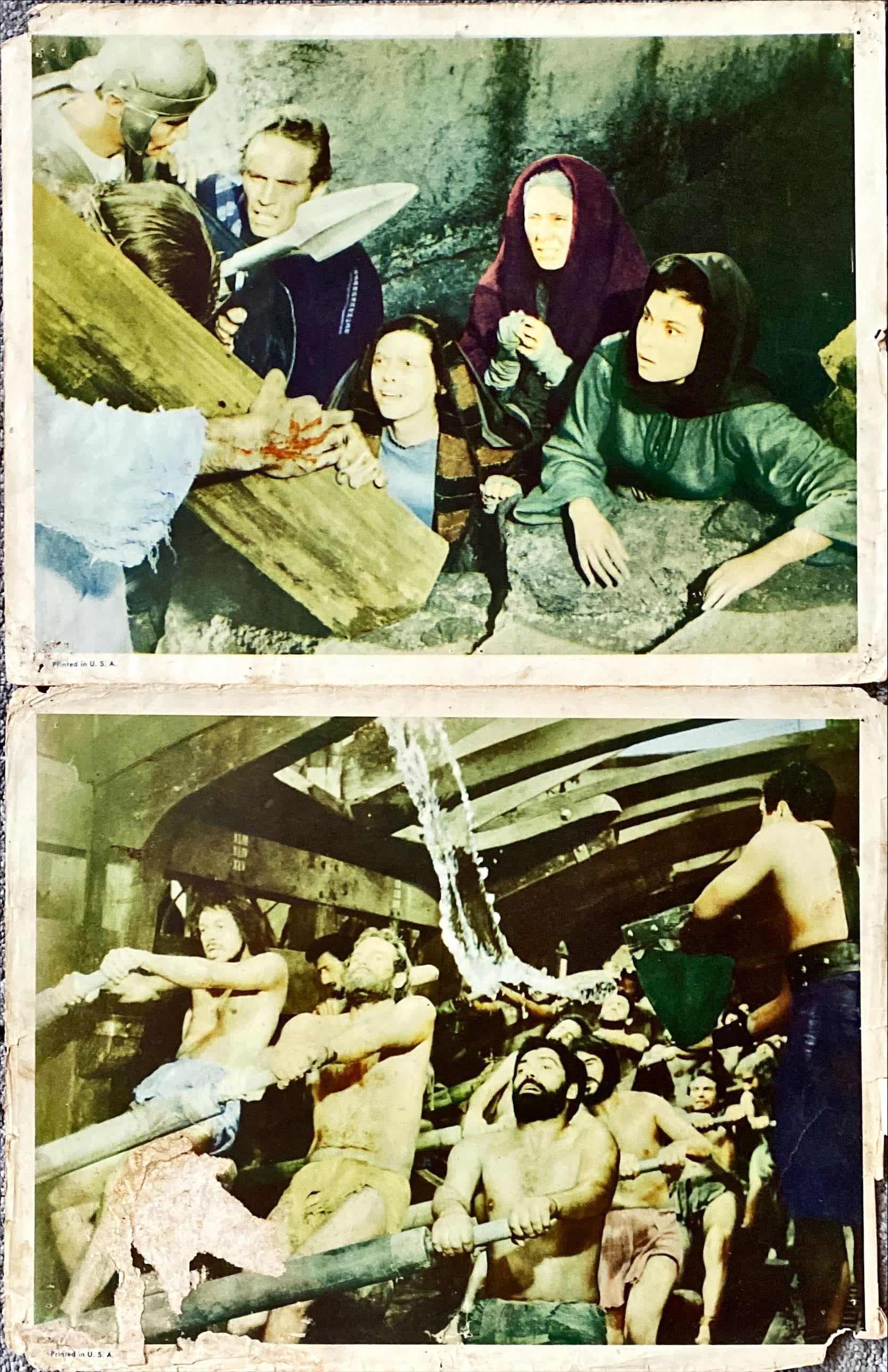 #1158 3 BEN-HUR int'l Lobby Cards R1969 - Charlton Heston - PosterCollectors.xyz