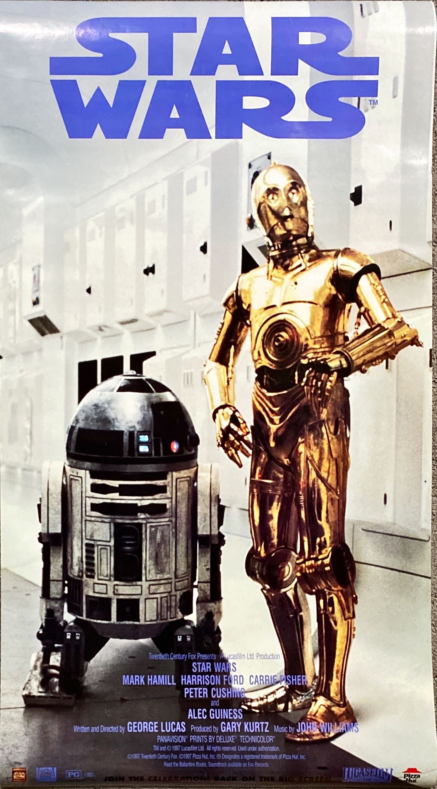 #SW-13 Set of three STAR WARS 2-sided 20x35 special posters R1997