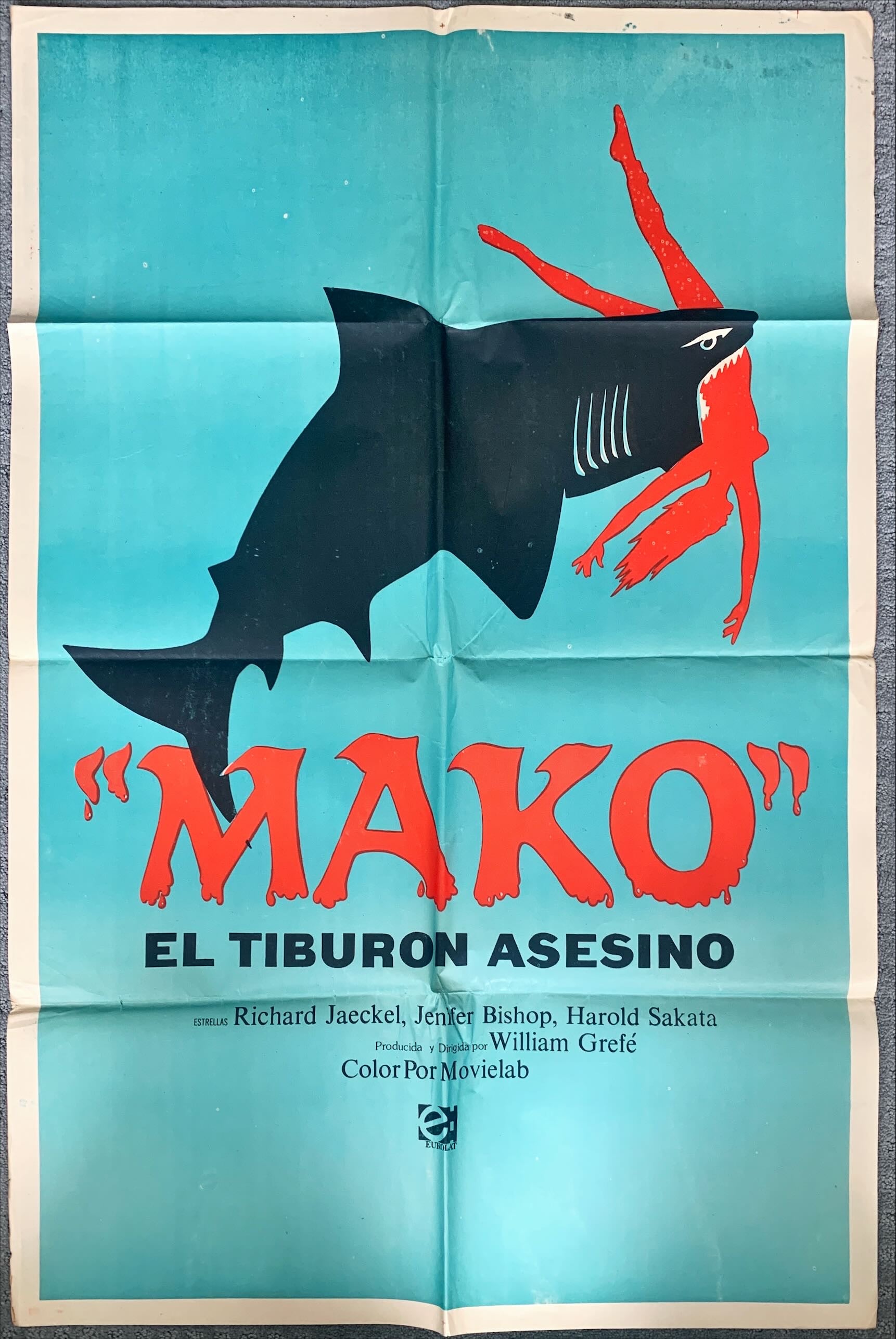 Mako Killer Shark () One Sheet Movie Poster - SPAN
