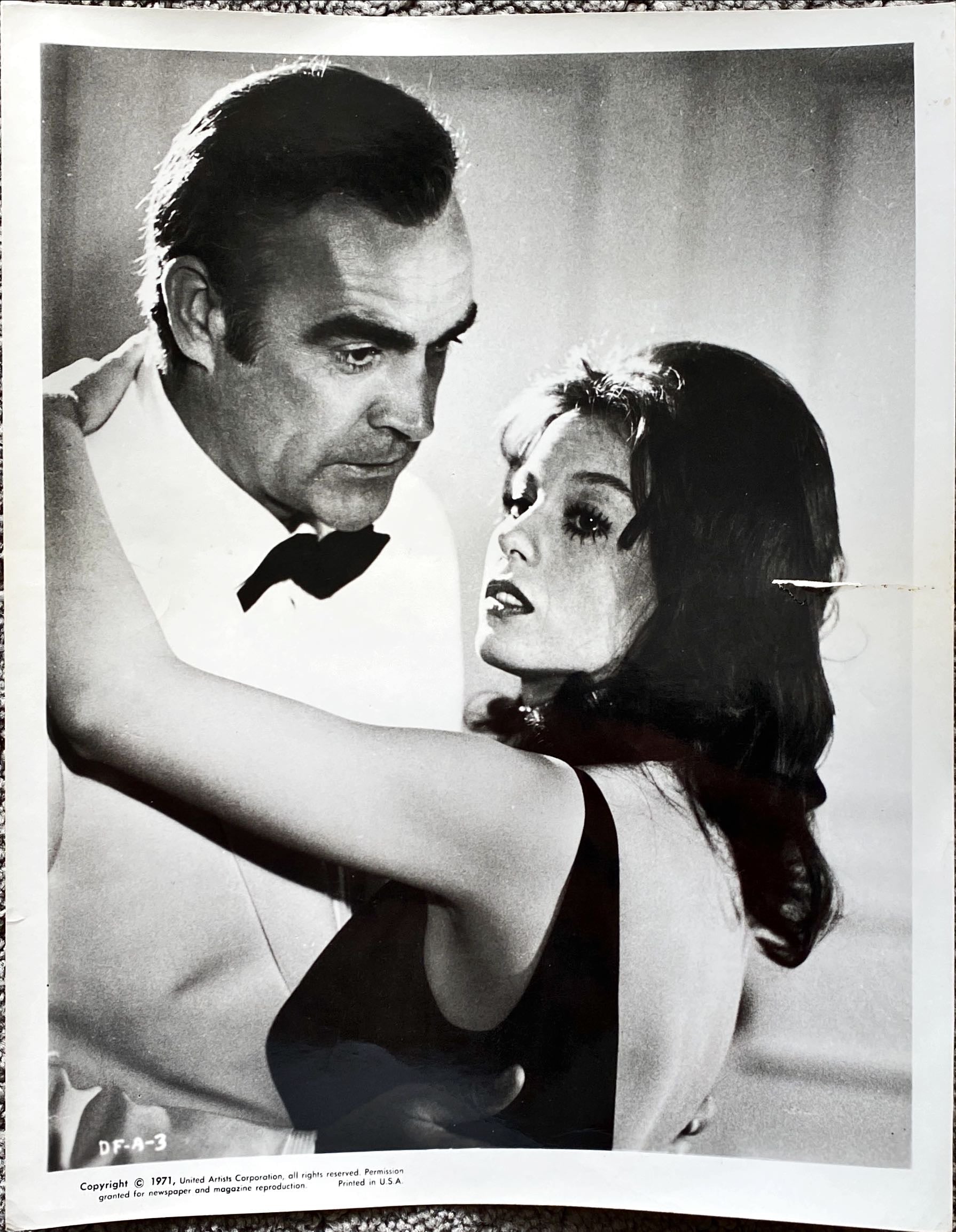 #411 007 James Bond Diamonds Are Forever Original Movie Stills x8