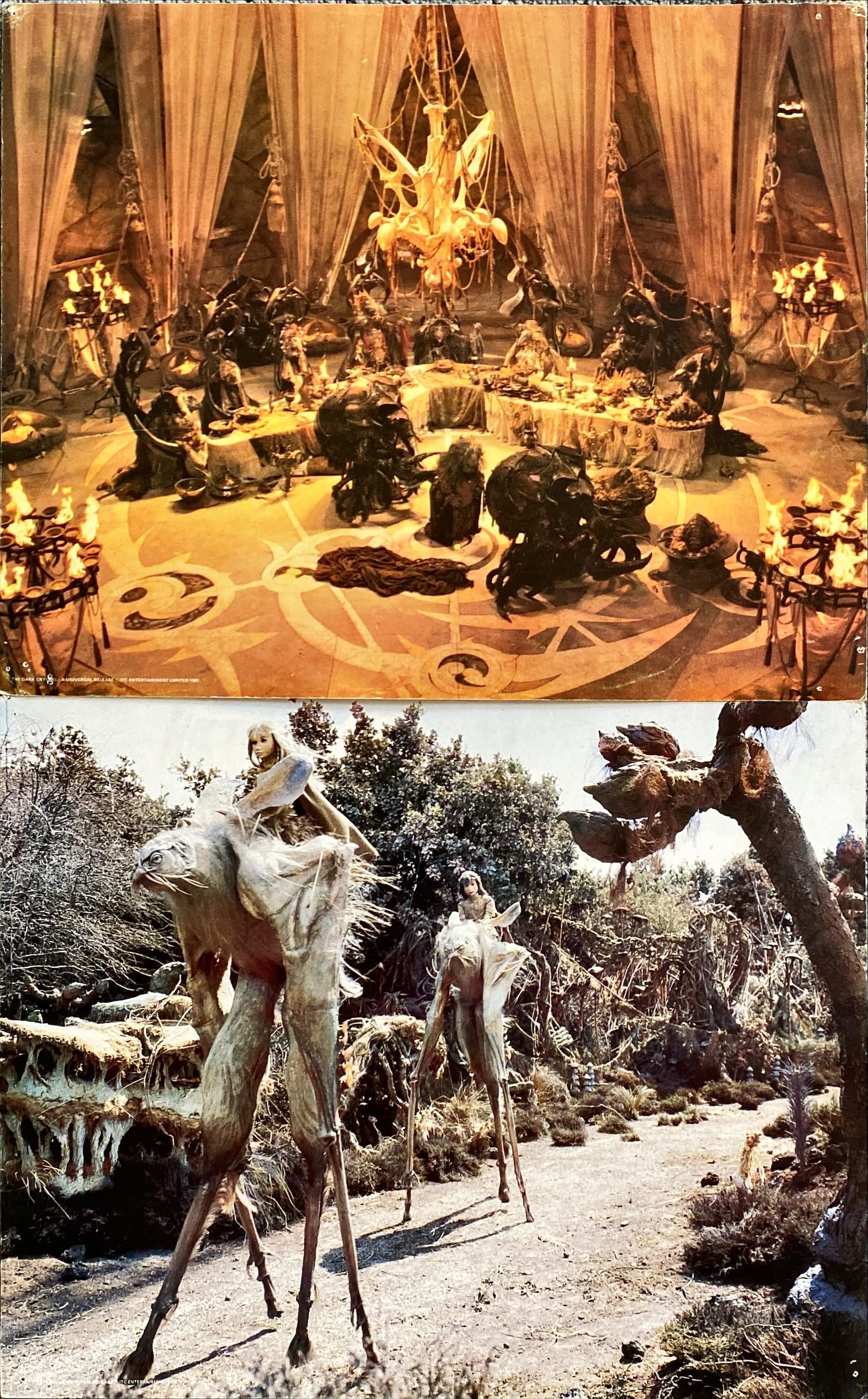 The Dark Crystal, 2 color English 11x14 stills '82 Jim Henson & Frank Oz