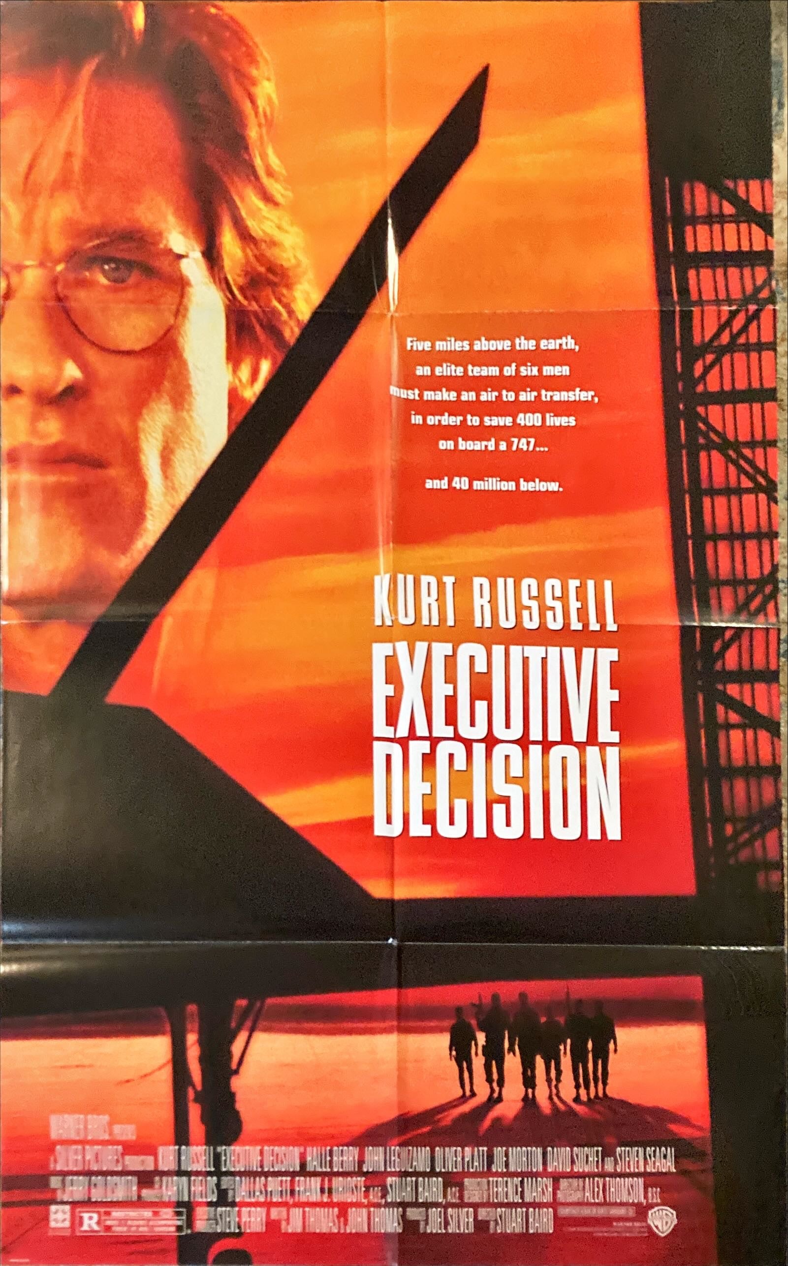 Executive Decision, 1sh '96 Kurt Russell, Halle Berry