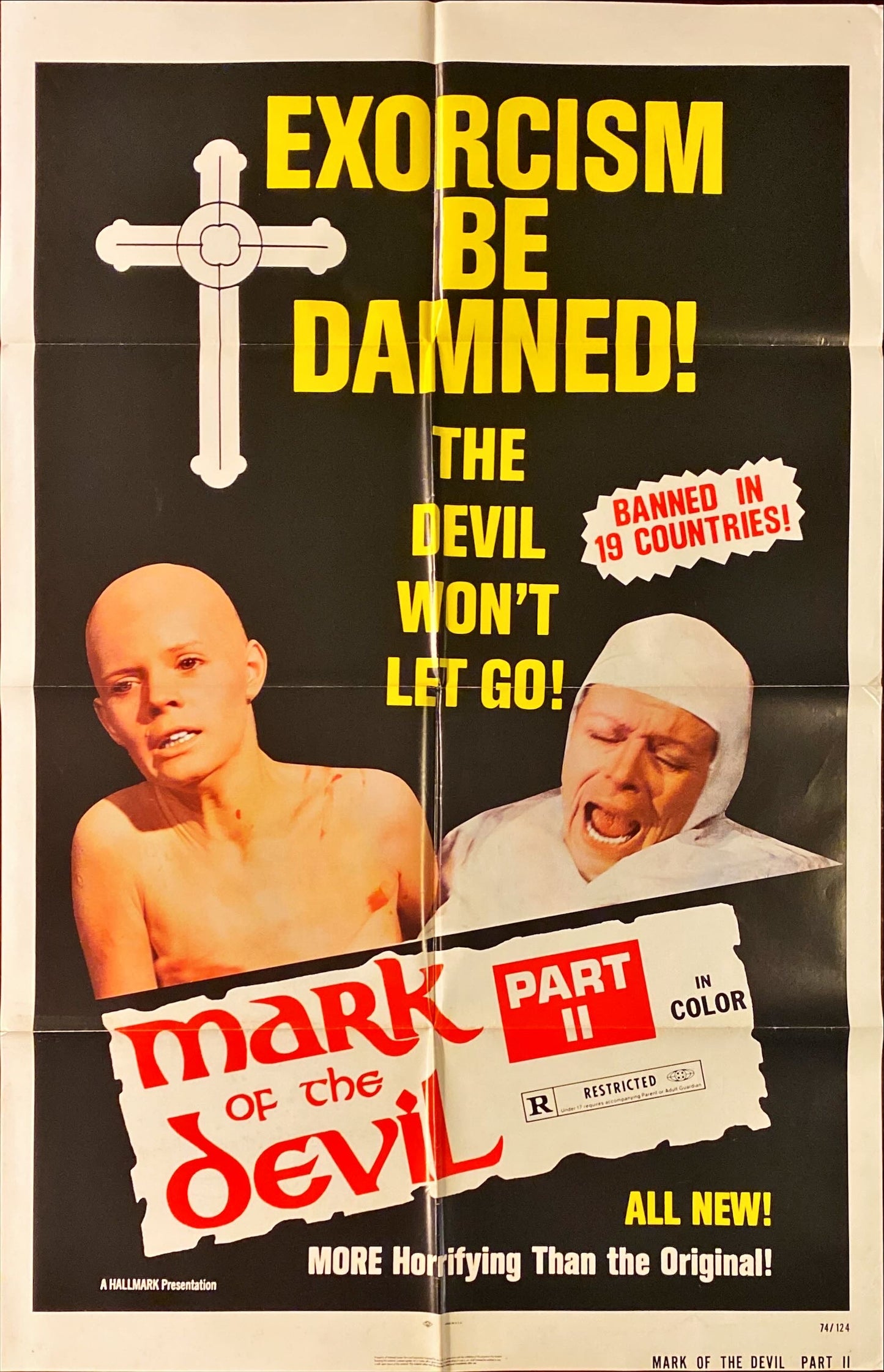 1311 MARK OF THE DEVIL 2 1sh 1974