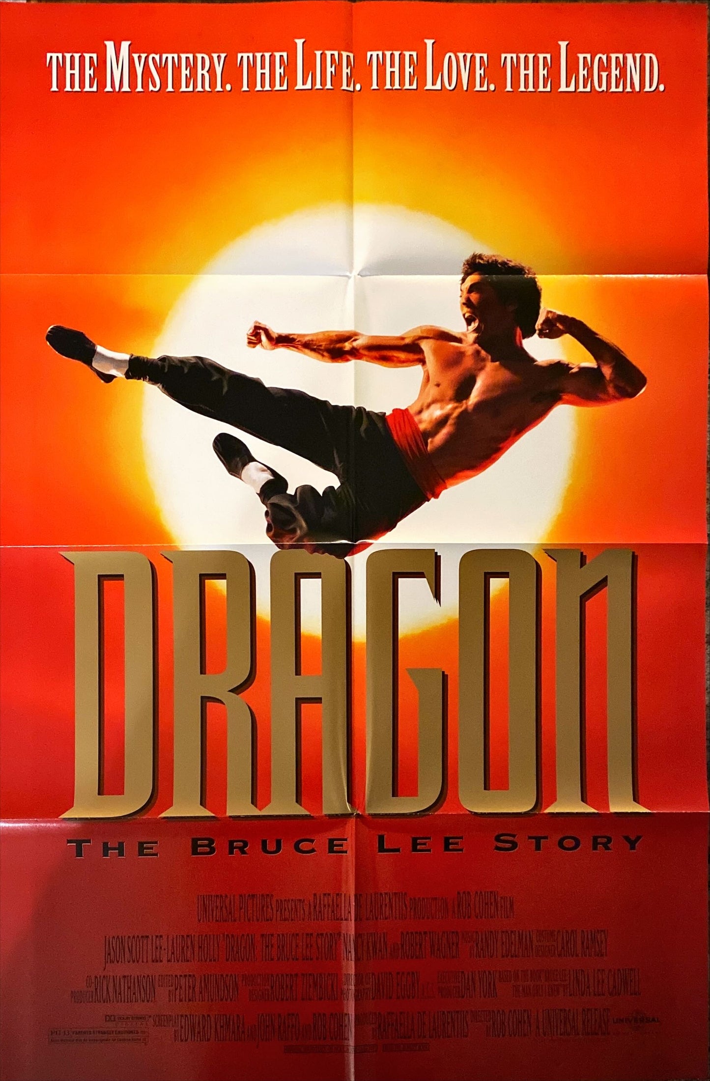 Dragon: The Bruce Lee Story, 1sh 1993 Bruce Lee bio