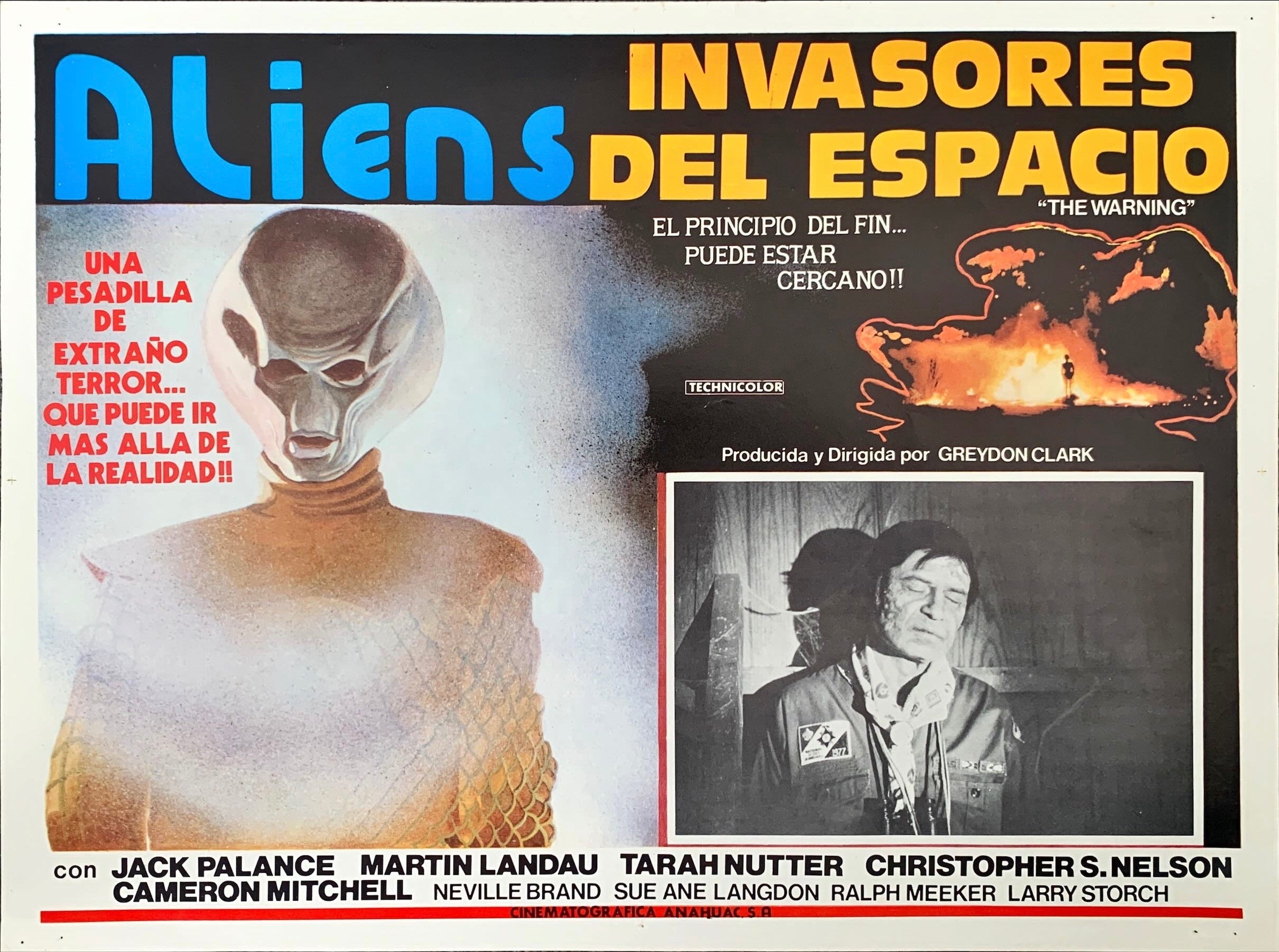 Aliens invasores del espacio Mexican lobby card