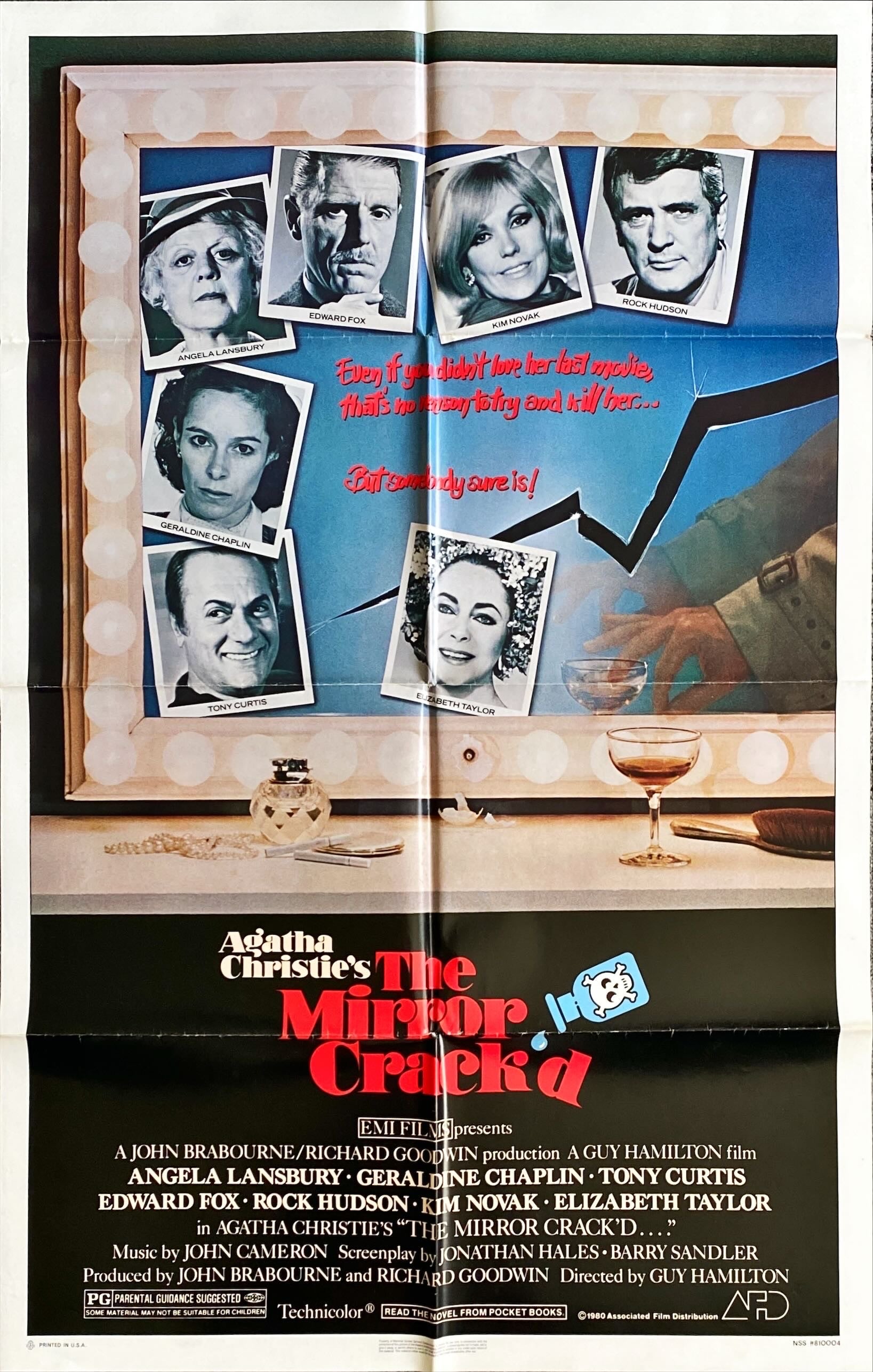Agatha Christie's The Mirror Crack'd, 1sh 1981 - Elizabeth Taylor