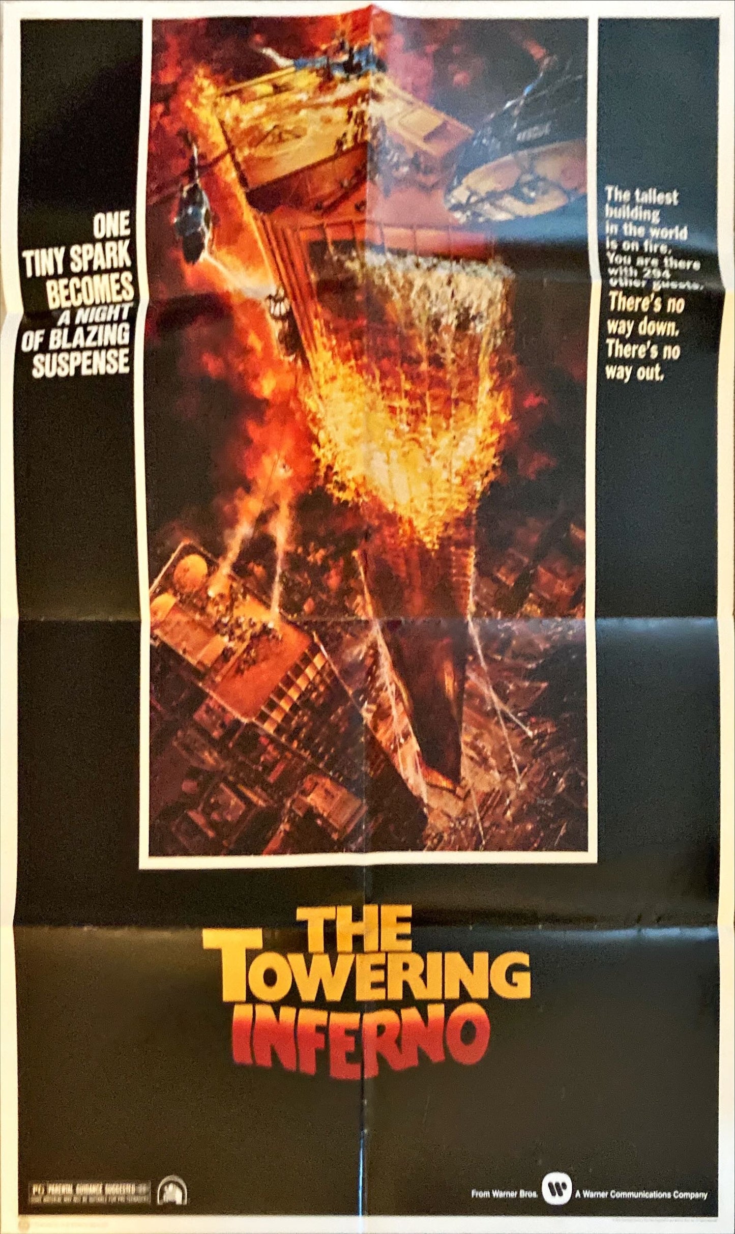 Towering Inferno (1974) - Commercial Poster, 24x36
