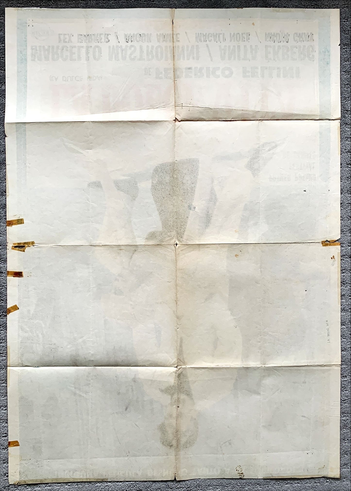 La Dolce Vita (1960) Argentine Movie Poster