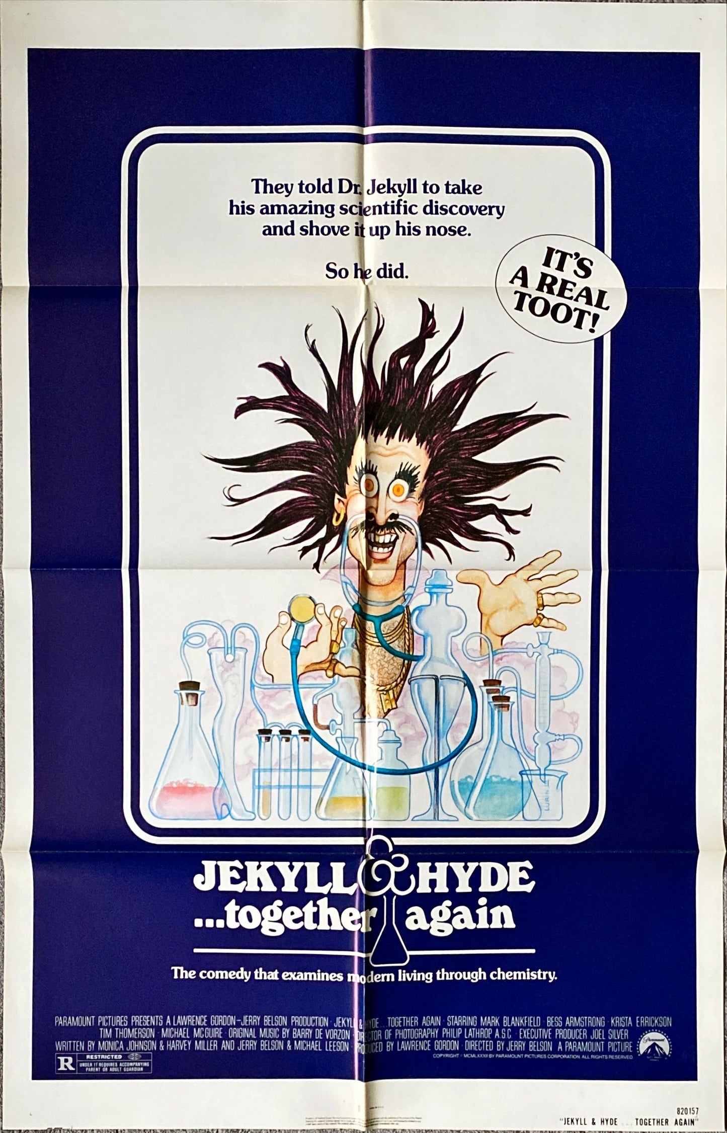 Jekyll and Hyde... Together Again, 1sh 1982 Scifi Horror Comedy