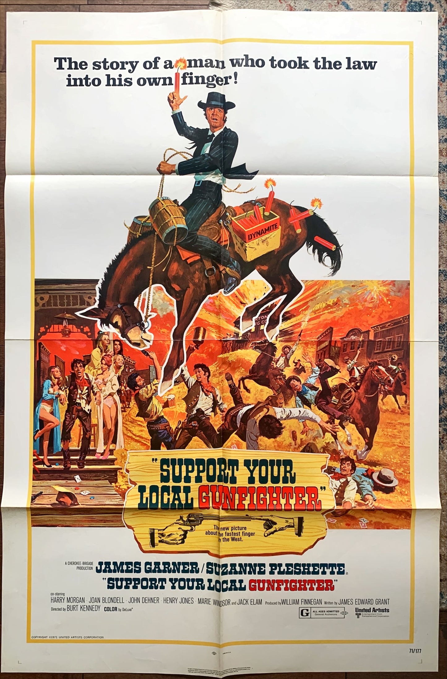 Support Your Local Gunfighter, 1sh '71 James Garner