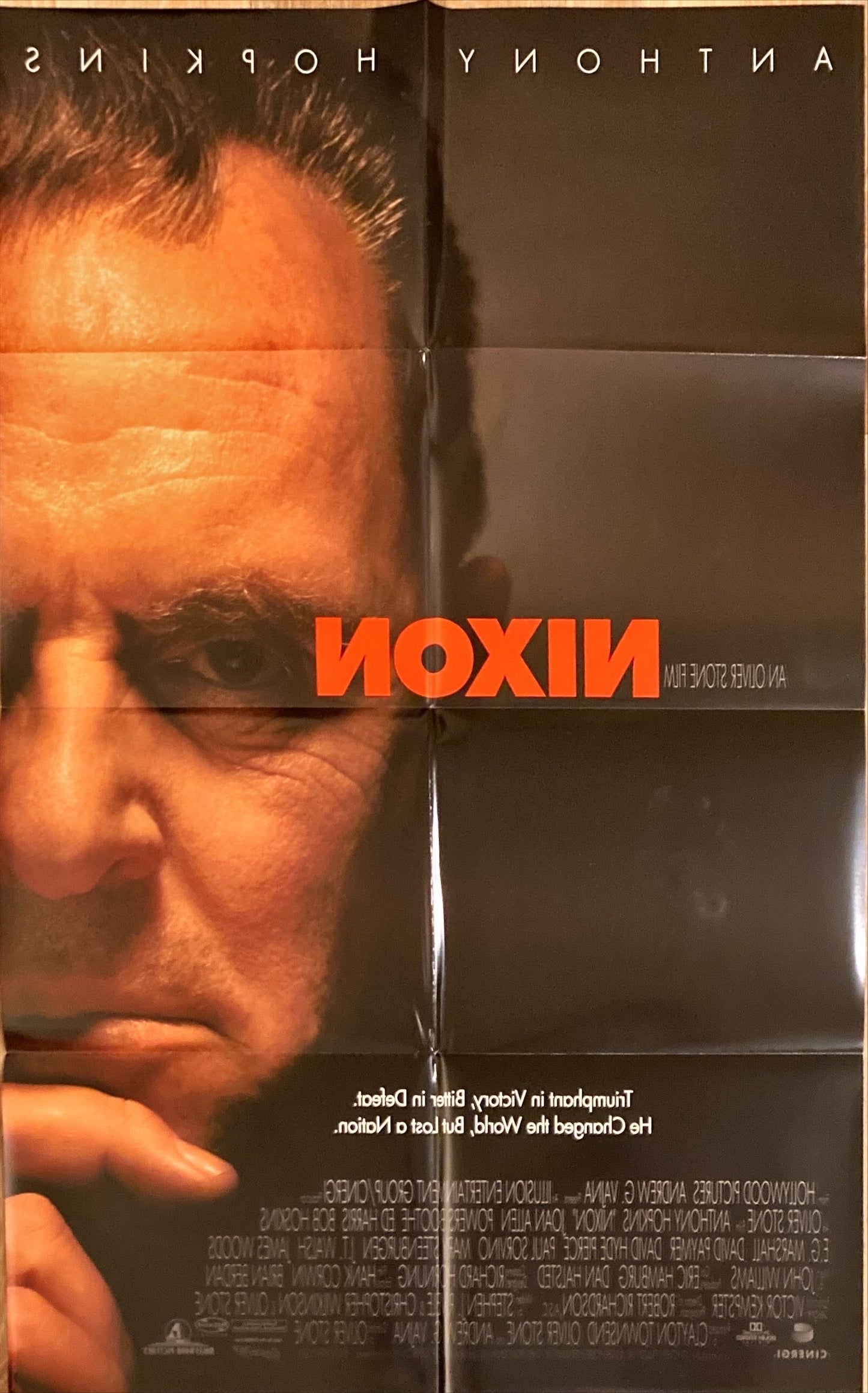 Nixon, DS 1sh 1995 Anthony Hopkins