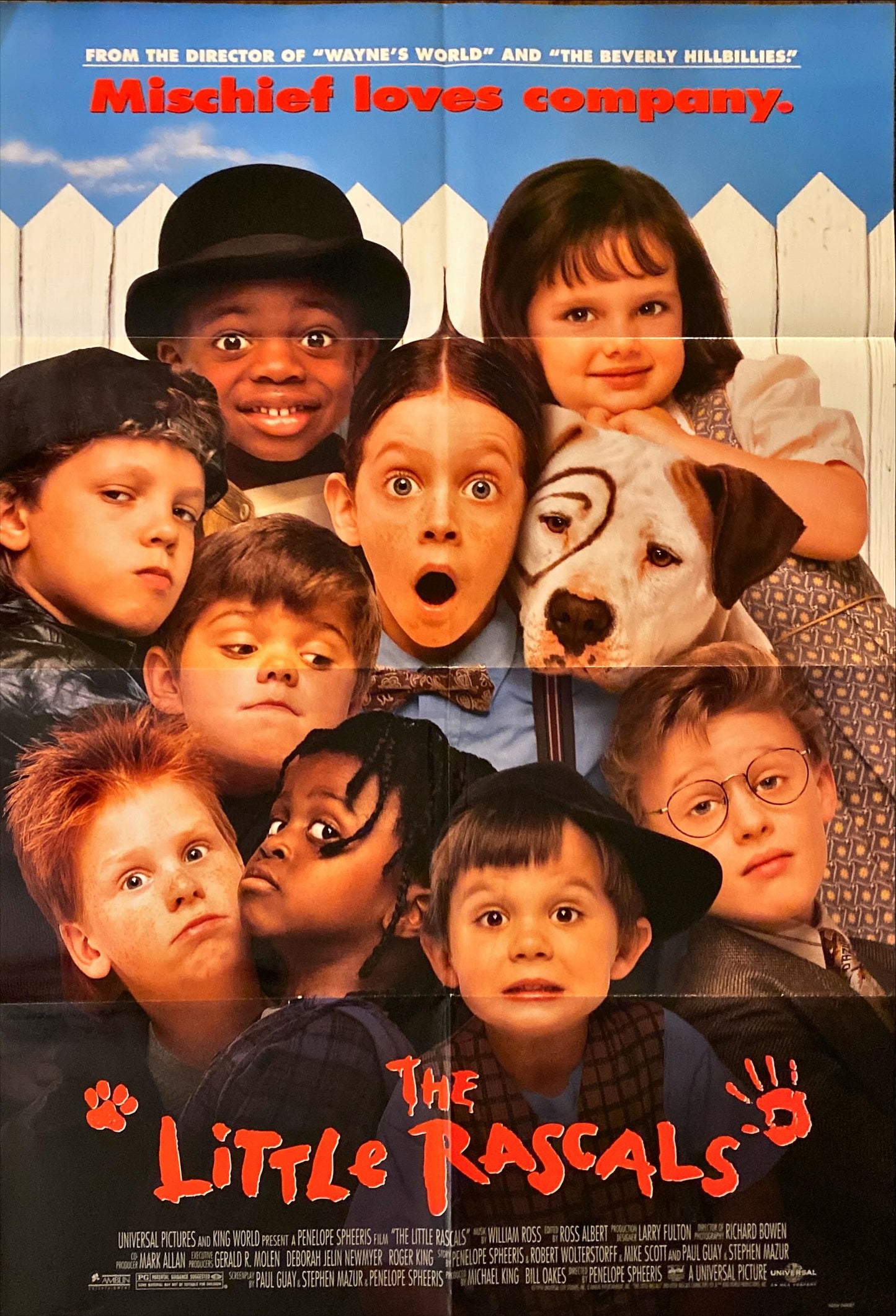 Little Rascals, one-sheet movie poster '94 Our Gang redux
