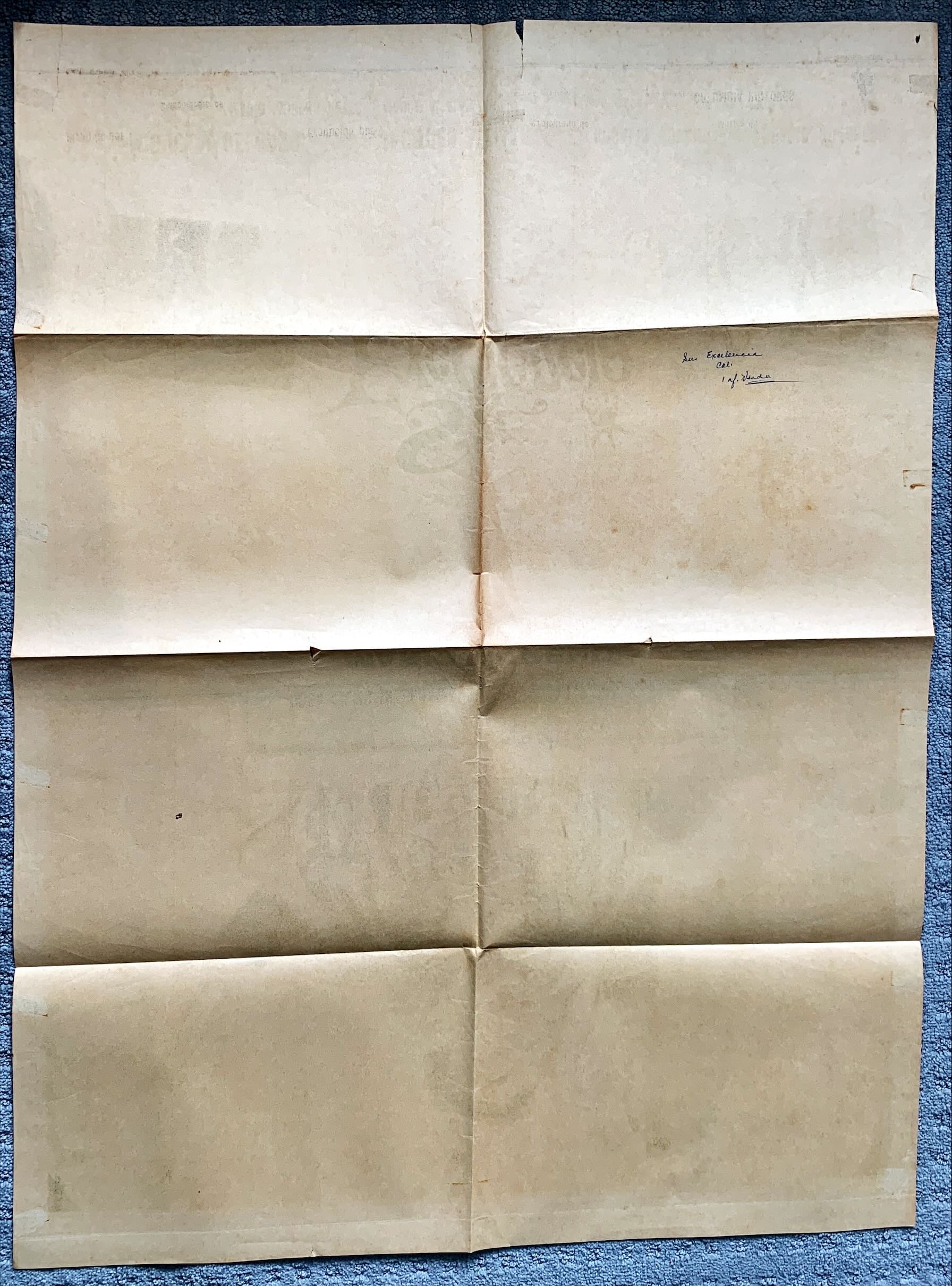 Cantinflas - Su Excelencia (1967) One Sheet Movie Poster - MX. Cantinflas