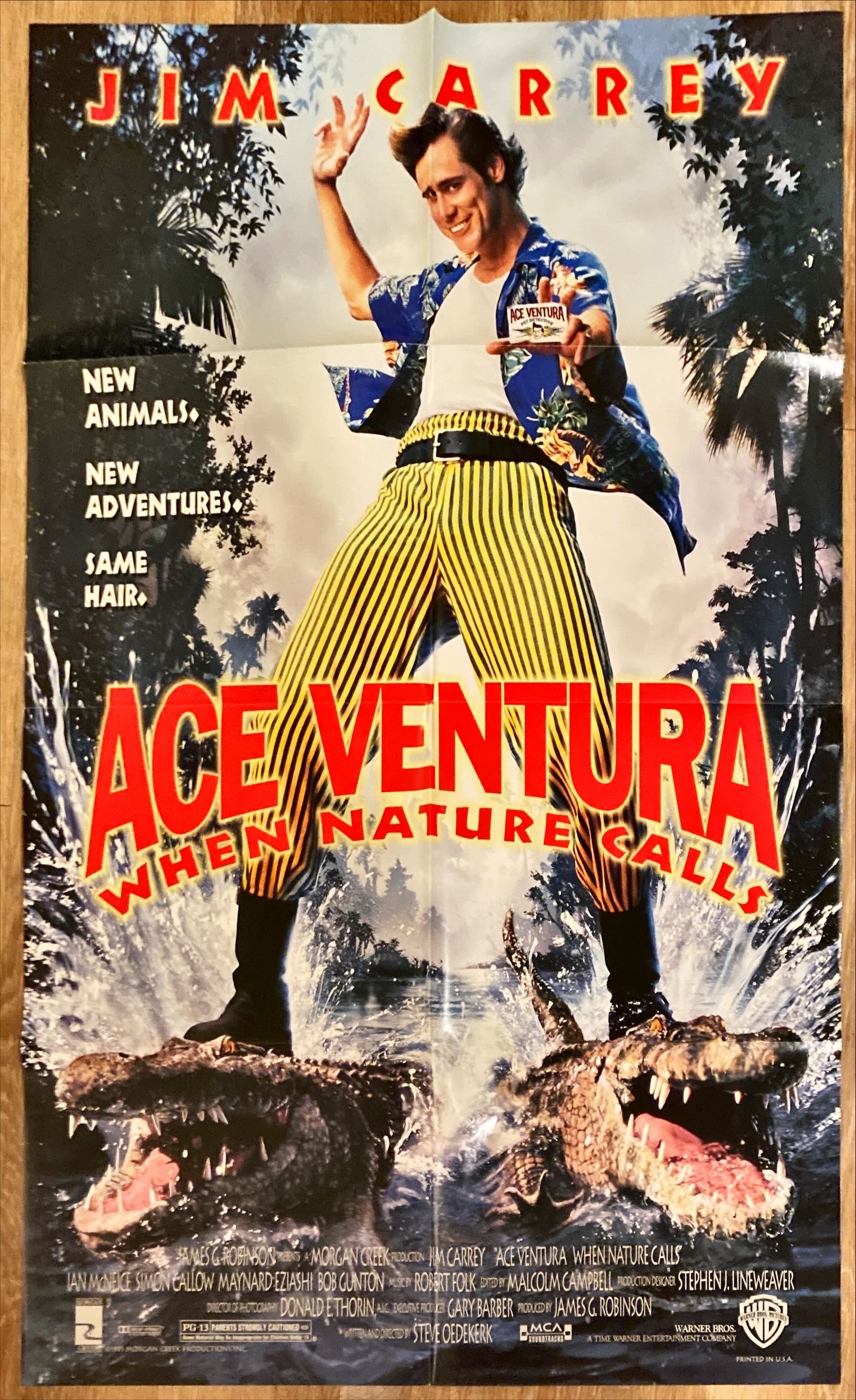 Ace Ventura: Pet Detective, 1sh 1994 Jim Carrey