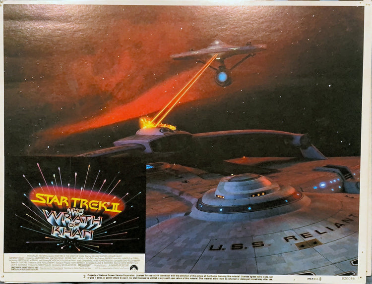 STAR TREK II six Lobby Cards 1982