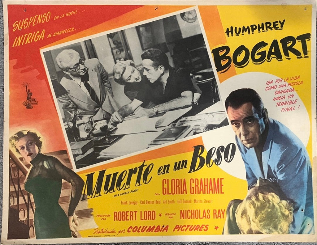 In a Lonely Place, 2 Mexican lobby card Bogart