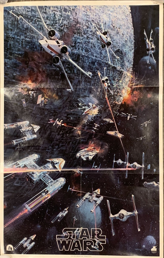 Star Wars  22x33 music poster 1977 George Lucas classic, John Berkey artwork, soundtrack