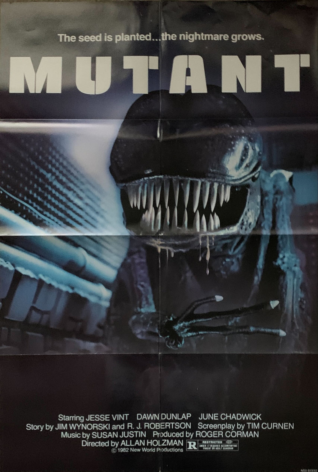 FORBIDDEN WORLD (ALSO RELEASED AS "MUTANT"), 1SH '82 ROGER CORMAN