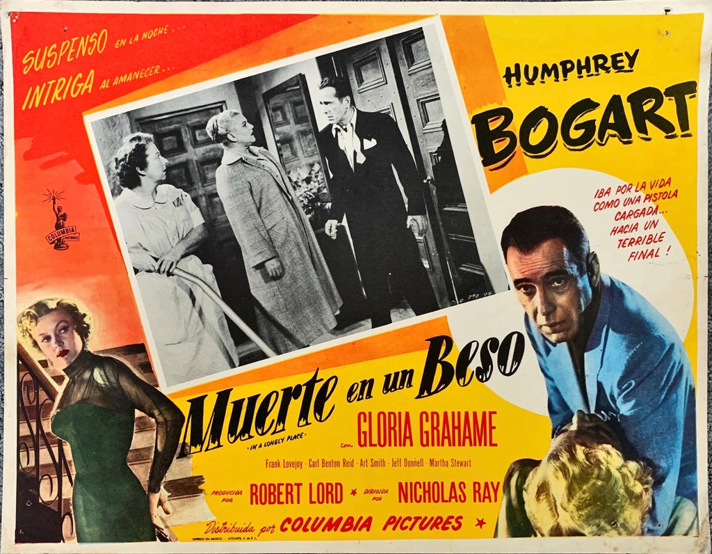 In a Lonely Place, 2 Mexican lobby card Bogart