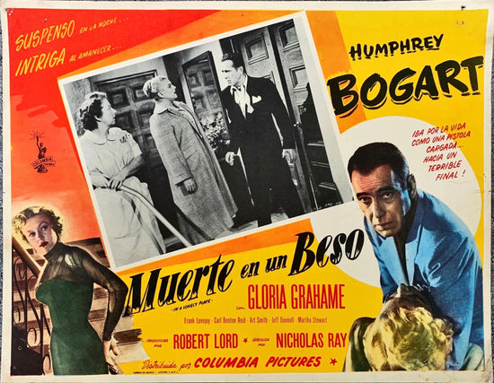 In a Lonely Place, 2 Mexican lobby card Bogart