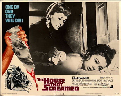 House that Screamed (1971) 8x Lobby Cards