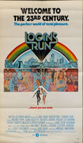 Logans Run, 1sh 1976 art of Michael York & Jenny Agutter