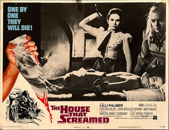 House that Screamed (1971) 8x Lobby Cards