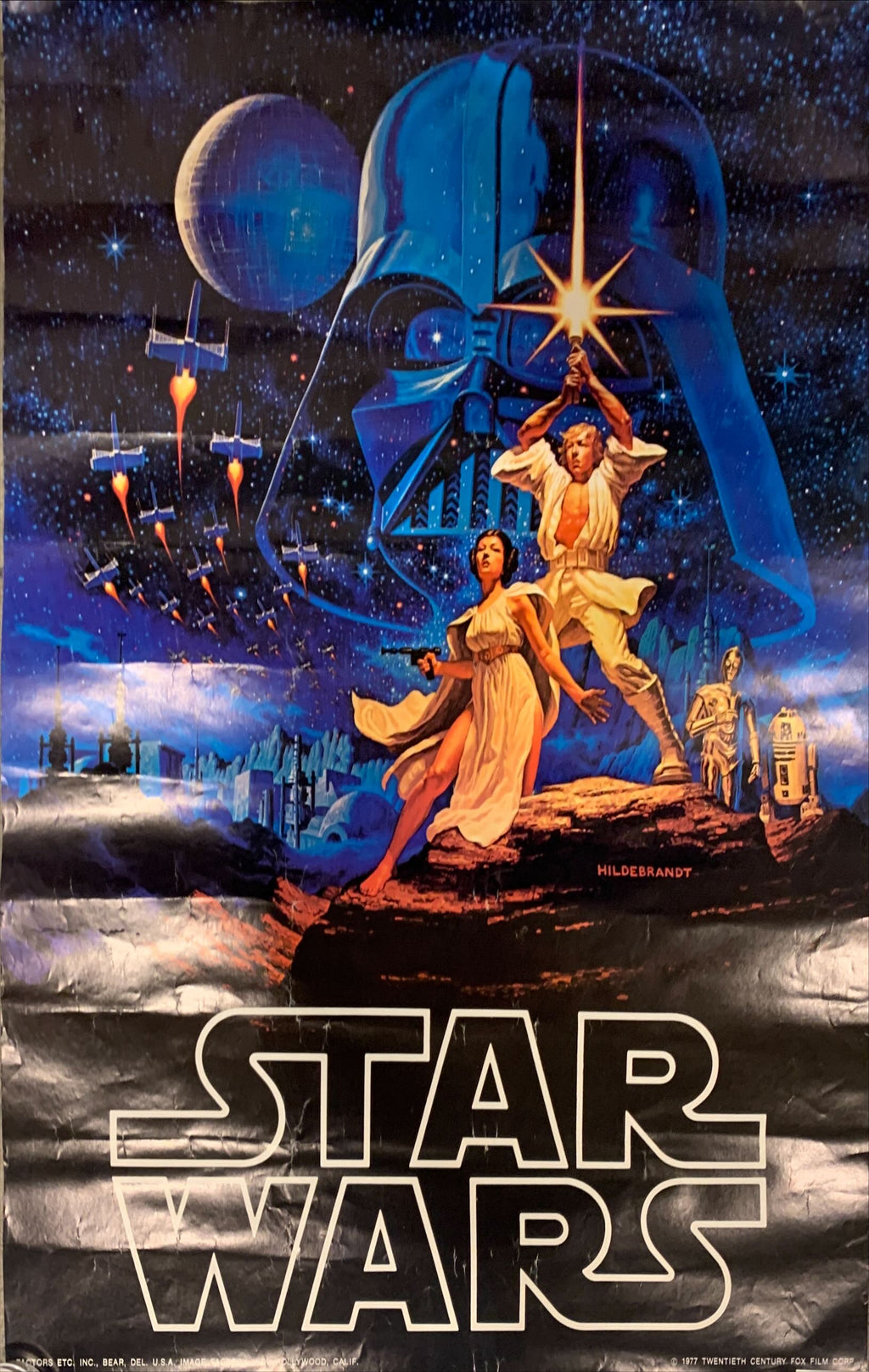 Star Wars (Factors) special poster '77 George Lucas classic sci-fi, art by Greg & Tim Hildebrandt