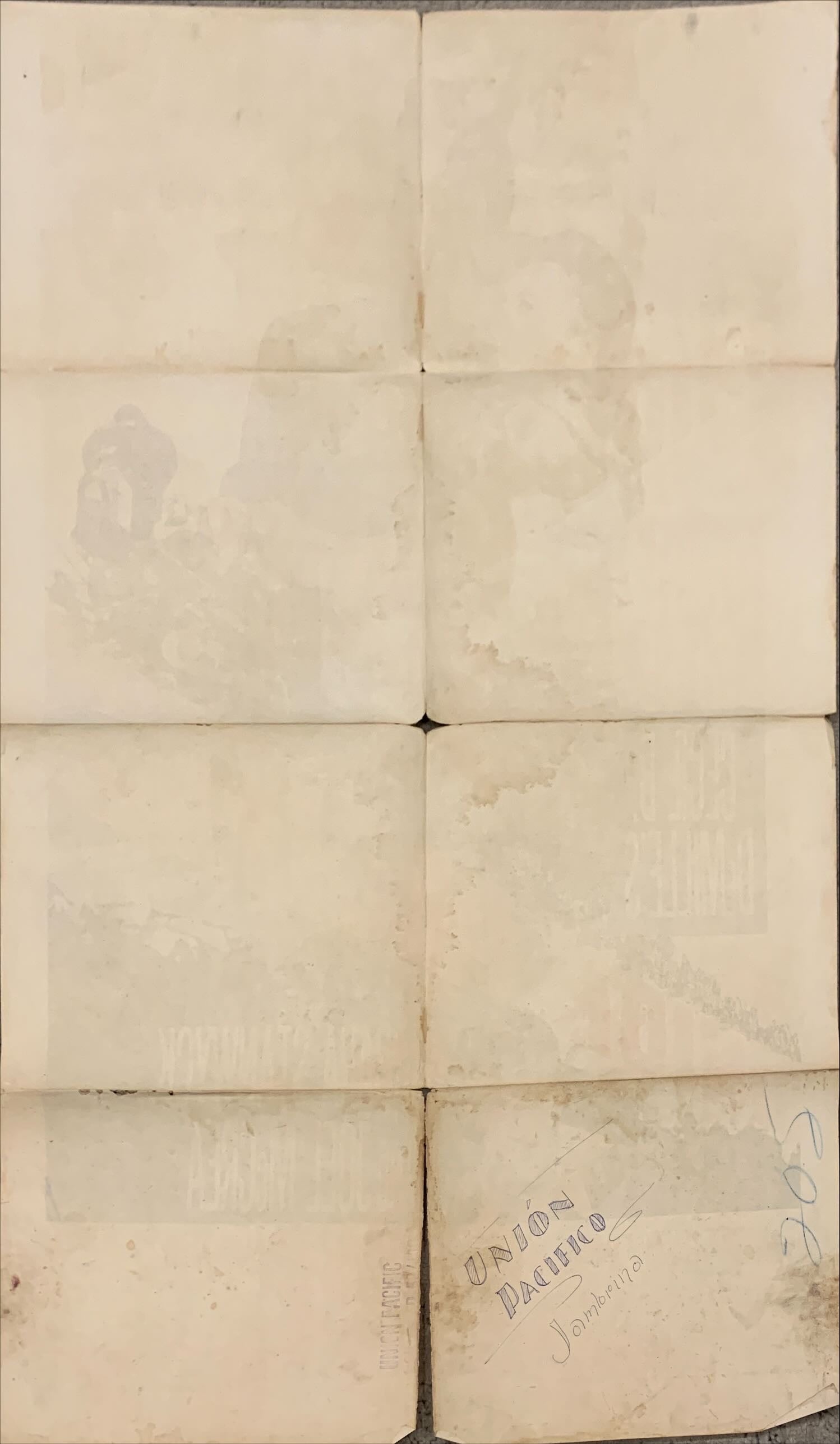 Union Pacific 1sh R1958 Cecil B. DeMille, Barbara Stanwyck