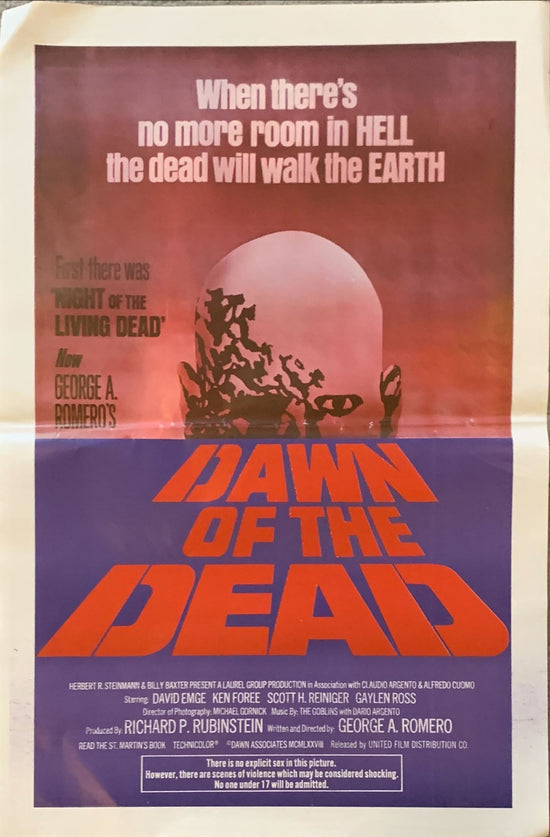 DAWN OF THE DEAD (1978) - SOUTH AMERICA, MINII POSTER