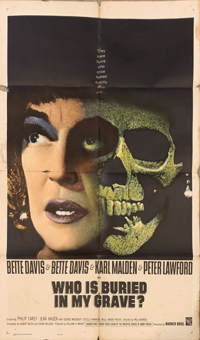 WHO IS BURIED IN MY GRAVE?, INT'L 1SH 1964 - BETTE DAVIS